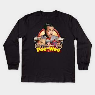 Pee Wee Herman Kids Long Sleeve T-Shirt